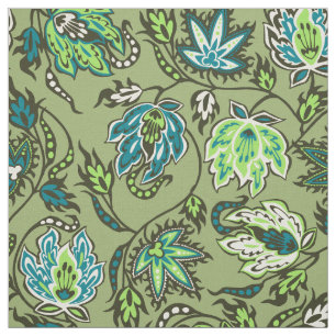 Protea Batik Hawaiian Tropical Blommigt Tyg