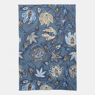 Protea Batik Tropical Flower Kitchen Towel Kökshandduk