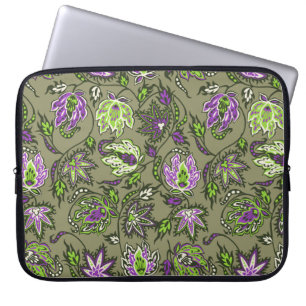Protea Batik Tropical Neoprene Wetdräe Laptop Sleeve