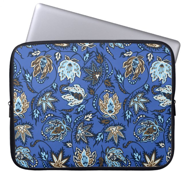 Protea Batik Tropical Neoprene Wetdräe Laptop Sleeve (Framsidan)