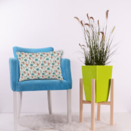 Protea Blomma Öken Blommig beige Mönster  Prydnadskudde