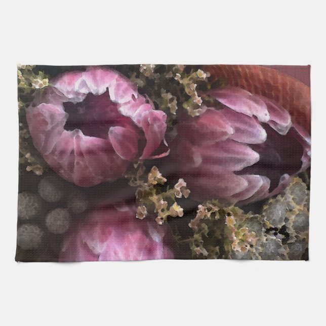 Protea Bouquet Kökshandduk (Horisontell)
