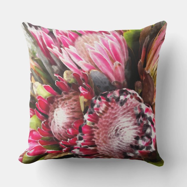 Protea Bouquet Pillow Exdoor Vår Collection 2 Kudde (Framsida)