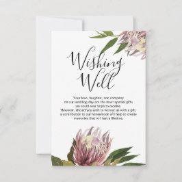 Protea Bröllop Wishing Wishing-svarskort OSA Kort