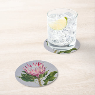 Protea Coaster Underlägg Papper Rund