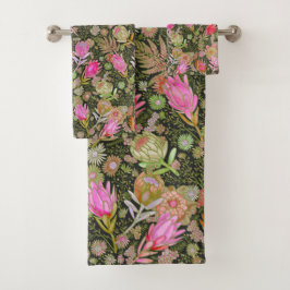 Protea Garden Bath Towel Set