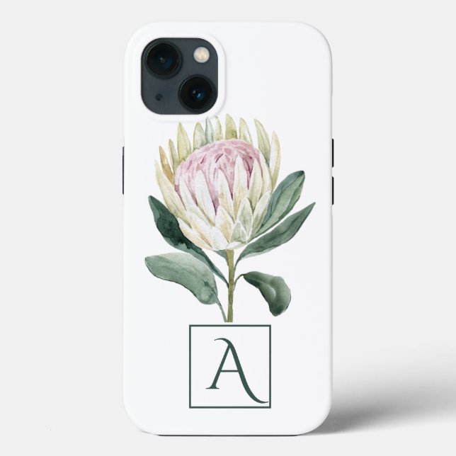 Protea med blad  Case-Mate iPhone-fodral (Baksida)