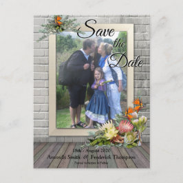 Protea - Strelitzia Flowers Spara datumet Meddelande Vykort