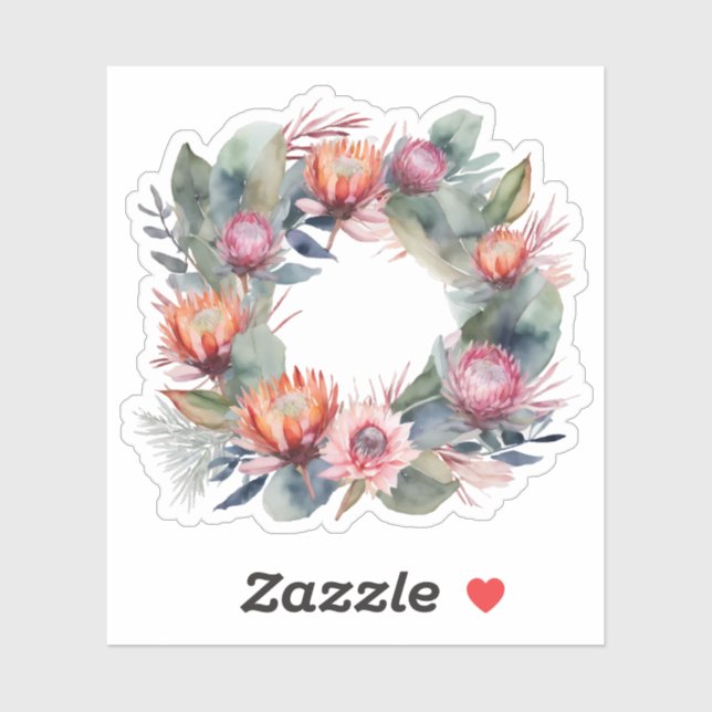 Protea Wandeans Utklippt ut Sticker Klistermärken (Ark)