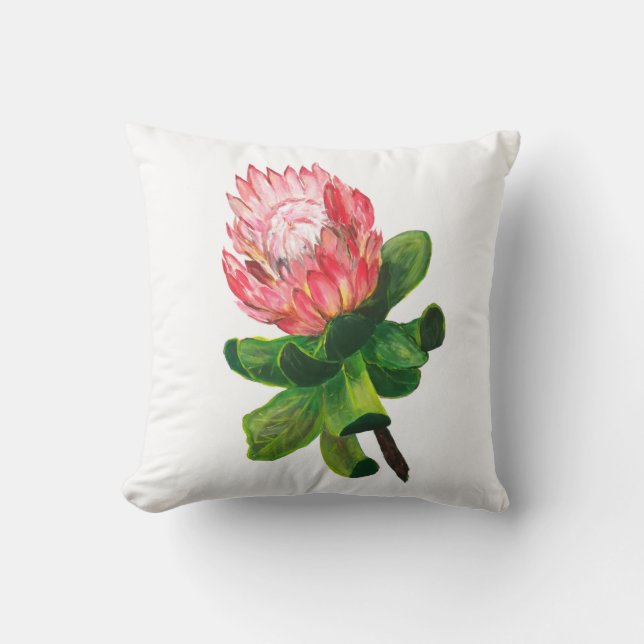 Proteadesign, australiensisk blomma kudde (Framsida)