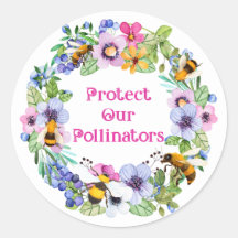 Protect Our Pollinators Bees Flowers