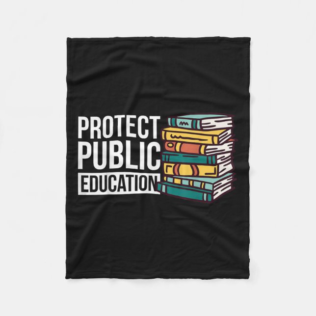Protect Public Education  Fleecefilt (Framsidan)