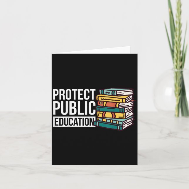 Protect Public Education  Kort (Framsida)