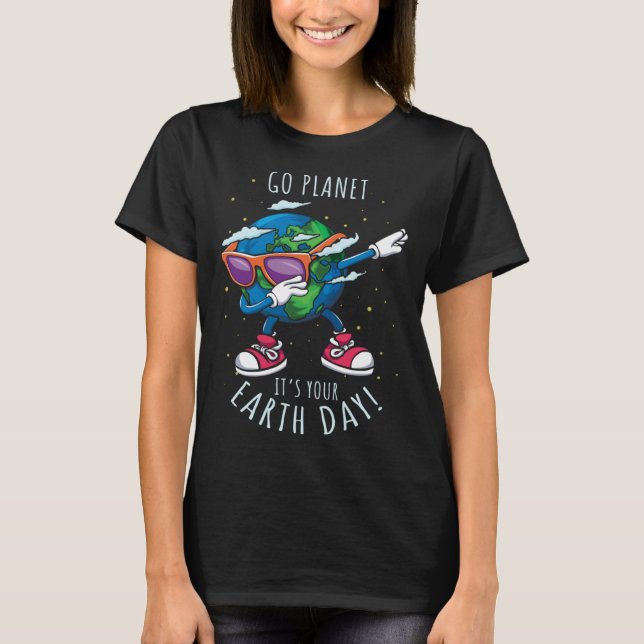 Protect Save Nature Oceans Day Go Planet It Is Ear T Shirt (Framsida)