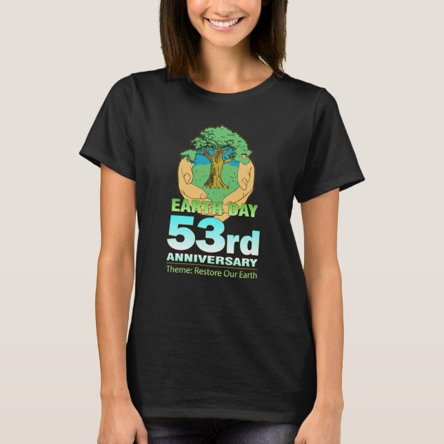 Protect Trees Nature Orcas Climate on Earth Day 20 T Shirt (Framsida)