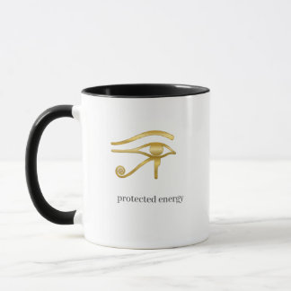 Protect Your Energy Horus Eye Egyptian Symbol Desi Mugg
