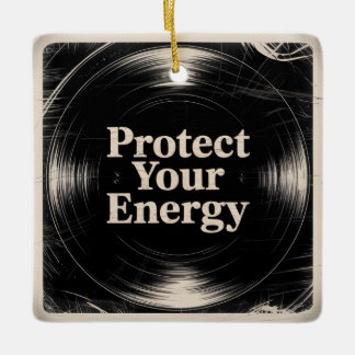 Protect Your Energy Julgransprydnad Keramik
