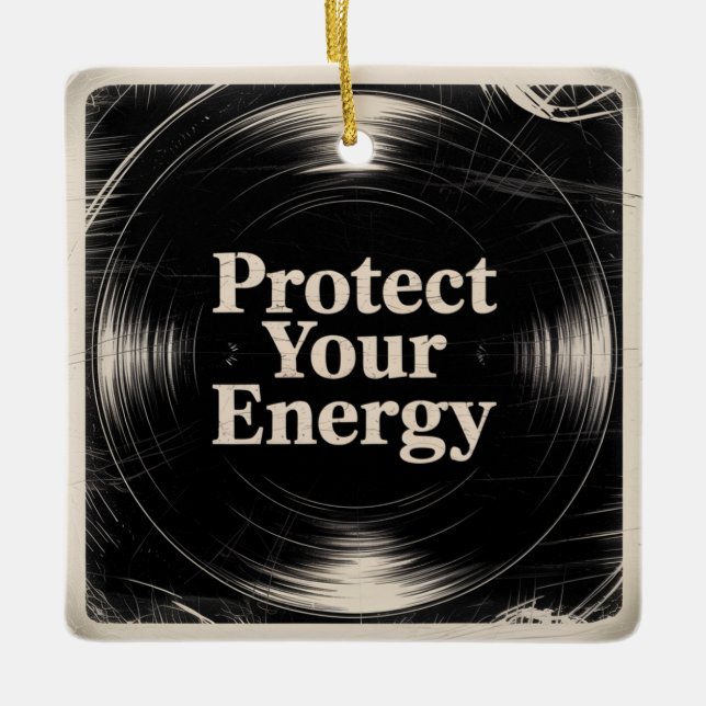 Protect Your Energy Julgransprydnad Keramik (Framsida)