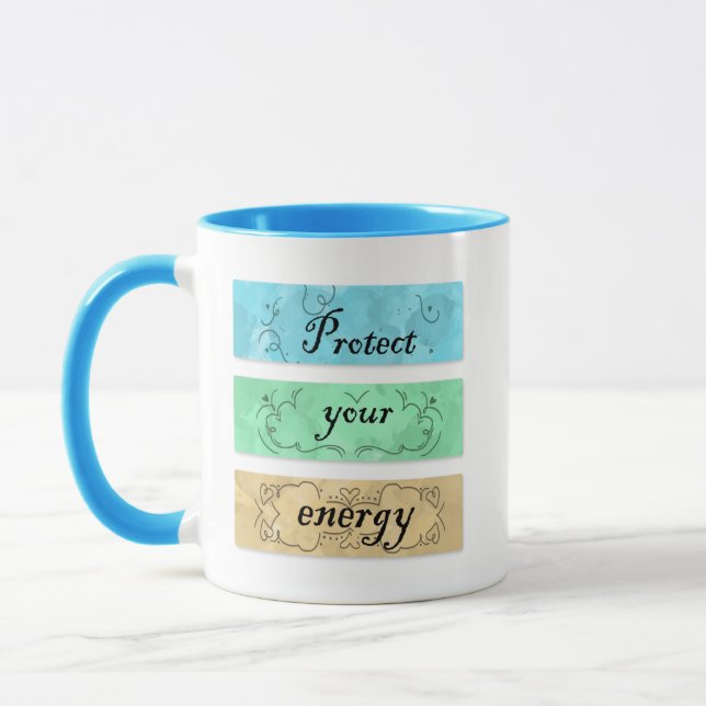Protect Your Energy Mug Mugg (Vänster)