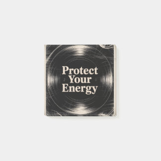 Protect Your Energy Post-it Block