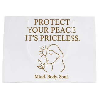 Protect Your Peace — Minimalist Self-Care Quote