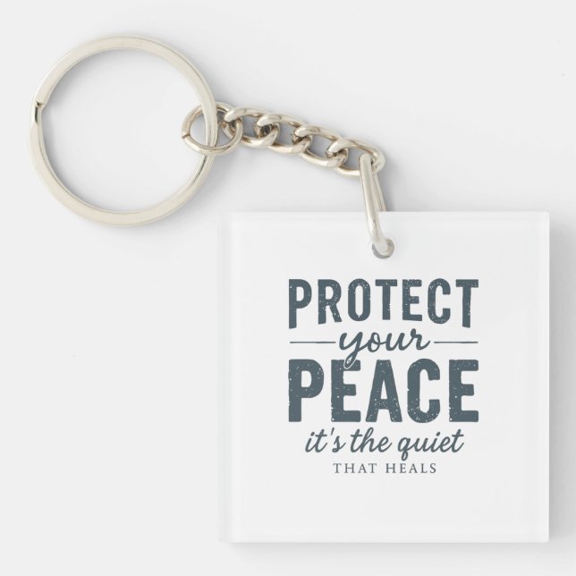 Protect Your Peace: Quiet Healing Typography (Framsidan)