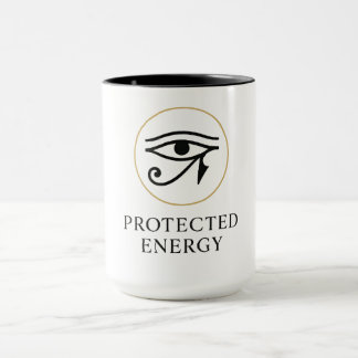 Protected Energy – Minimal Eye of Horus Symbol | Mugg