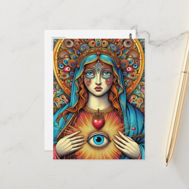  Protection From Evil Sacred Heart Of Mary Vykort (Fram/Back In Situ)