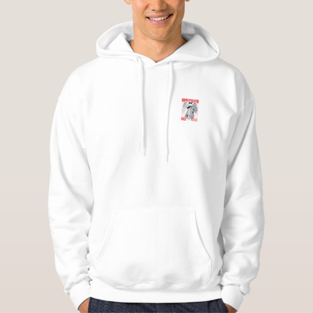 Protector Guardian Angel Pocket Print Hoodie (Framsida)