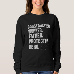 Protector Hero Construction Worker Pappa Foreman P T Shirt