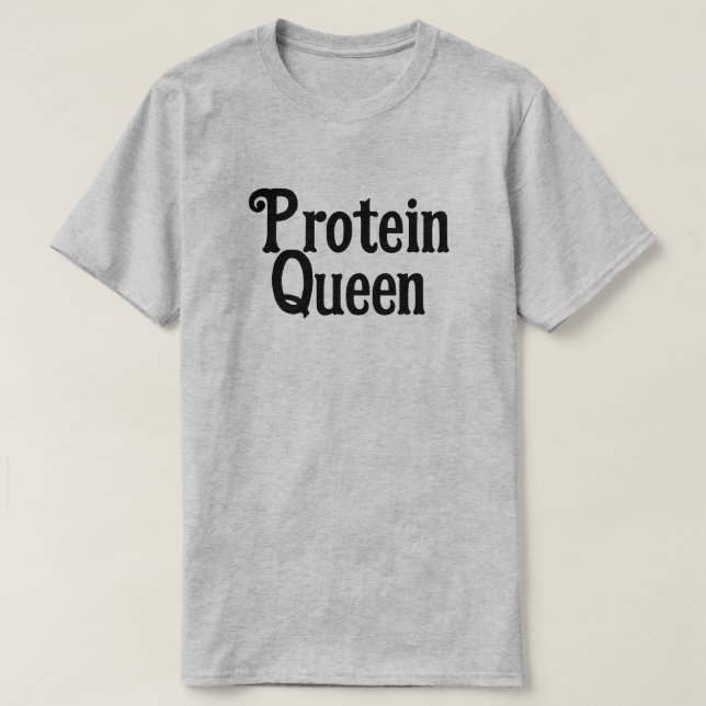 PROTEIN Drottning TRÄNING T Shirt (Design framsida)