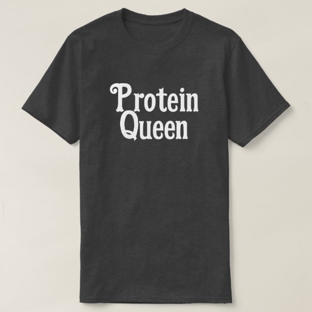 PROTEIN Drottning Workout T Shirt (Design framsida)