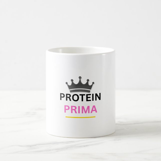 Protein Prima Fitness Coffee Mug – Gym Girl Gift f Kaffemugg (Center)