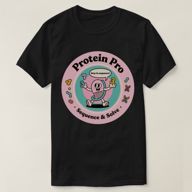 Protein Pro Mästarsekvenser & Lösa Pussel T Shirt (Design framsida)