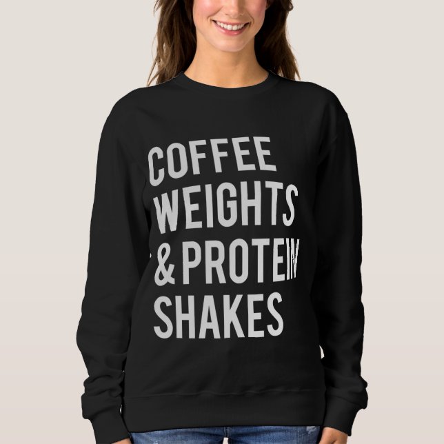 Protein Shakes Funny Workout Gym SA T Shirt (Framsida)