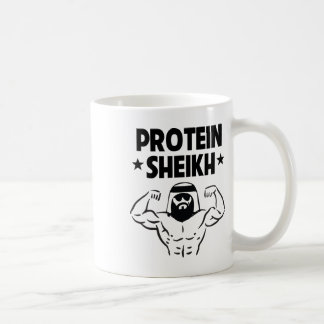 Protein Sheik Funny Arabiska Gym Fitness Älskare B Kaffemugg