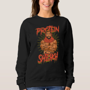 Protein Sheikh Anpassa muskler och Protein Workout T Shirt