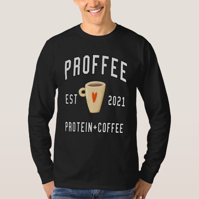 proteinkaffe proffee t shirt (Framsida)