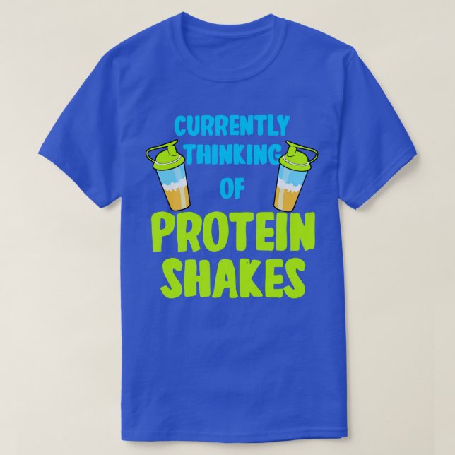 Proteinskakningar som för närvarande överväger pro t shirt (Design framsida)