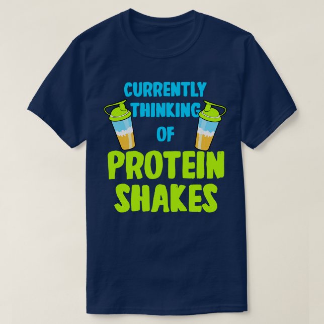 Proteinskakningar som för närvarande överväger pro t shirt (Design framsida)