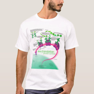 Proteinsyntesdiagram för RNA-översättning T Shirt