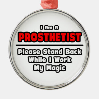 Protesetist.. Arbeta mitt magasin Julgransprydnad Metall