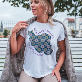 Protest för kvinnors livfrihet | Blommor Violet T Shirt