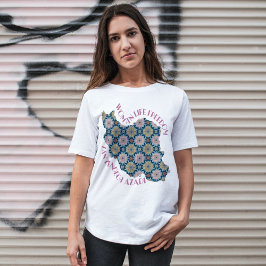 Protest för kvinnors livfrihet | Rosa av blommor T Shirt
