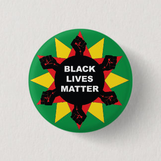 Protest Hex Sign Black Lives Matter Button Knapp
