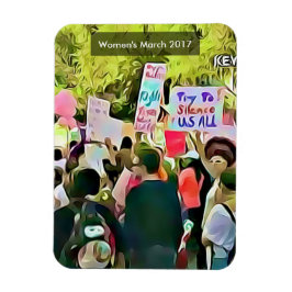 Protest mot anti-trumpemat från mars 2017 magnet