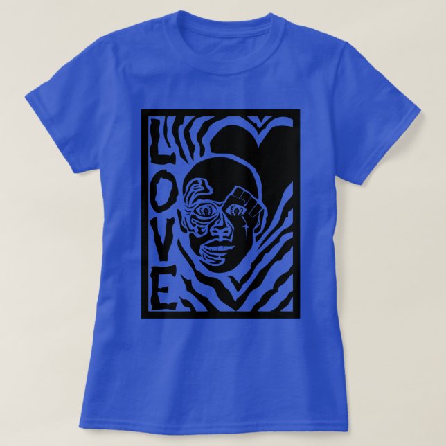 protest mot kärlek T-Shirt (Design framsida)