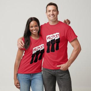 PROTEST, redigera text för att designa T-Shirt