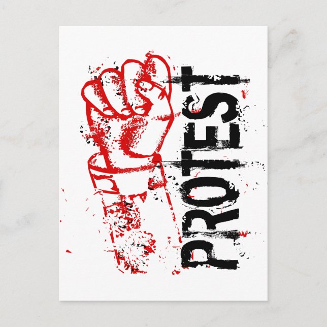 PROTEST VYKORT (Framsida)