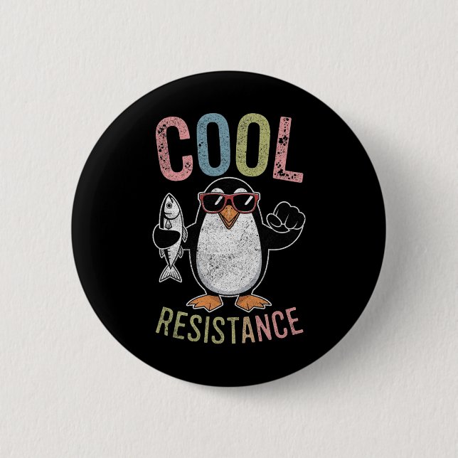 Protestant om Coola Resistens Penguin Tariffs Knapp (Framsida)
